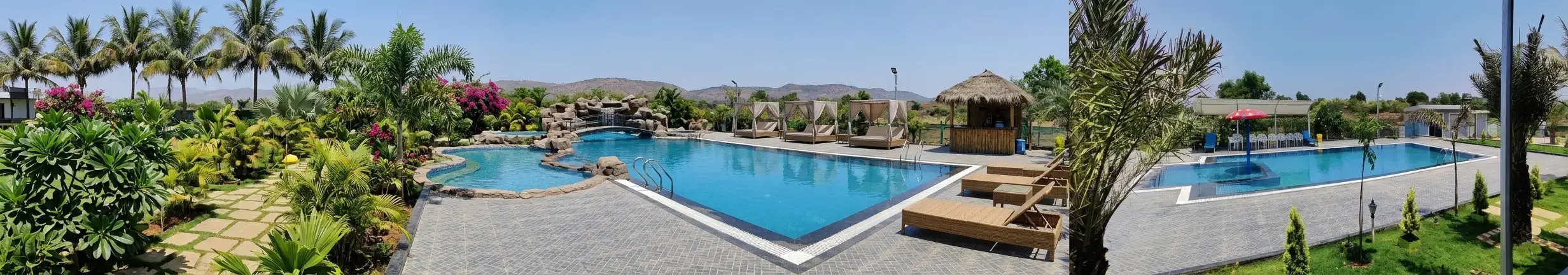 Huge Pool Farm 3BHK